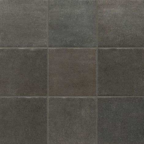 Carrelage Piscine Effet Zellige Mate Noir STAGE Charcoal 10x10 cm (1/4)