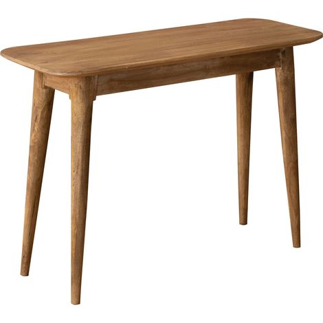 Signes Grimalt Mango Holzkonsole Hilfsmöbel  Rechteckige braune Hilfstisch - 77x110 x 40 cm