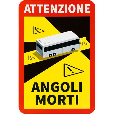 Contrassegno adesivo angoli morti, 1 pz - Autobus - ITA (1/5)