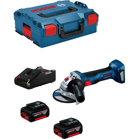 Bosch GWS 18V-7 Professional - Winkelschleifer - schnurlos - 125 mm - 2 Akkus - 18 V