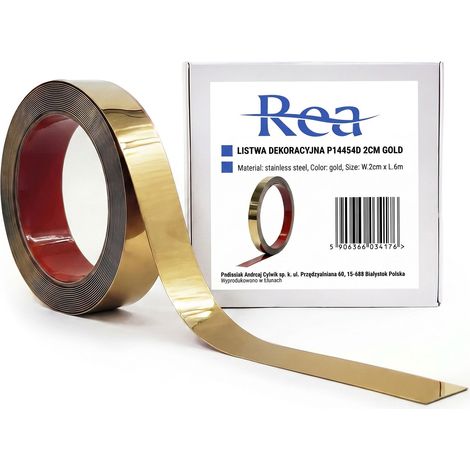 Baguette Décorative Adhésive Rea P14454D Gold (1/5)