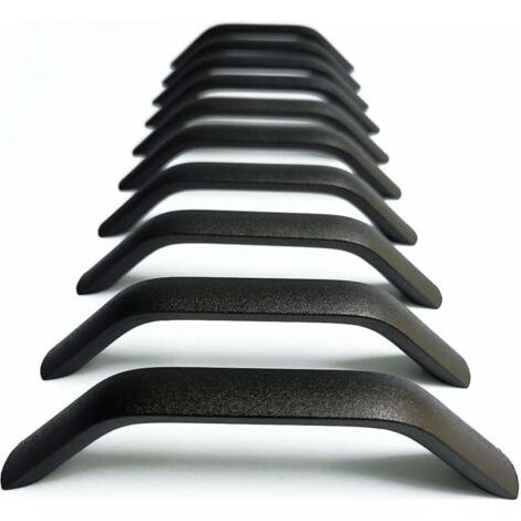 Möbelgriffe 10 Stück moderne Schubladengriffe für schwarze Möbel schränke - 128 mm