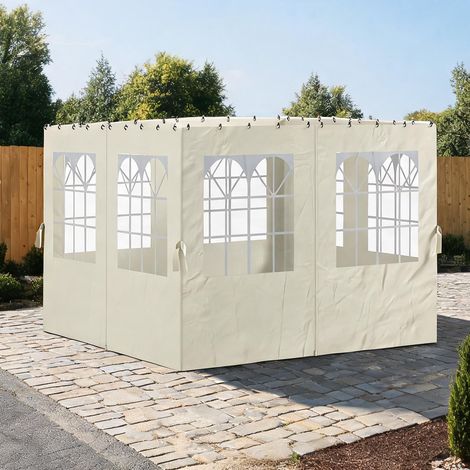 Tonnelle de jardin crema en poliéster 302 x 0,1 x 205 cm (1/5)