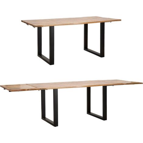 Tavolo da pranzo "Edge" struttura in legno allungabile da 180/280 x 90 x 77 cm (1/5)