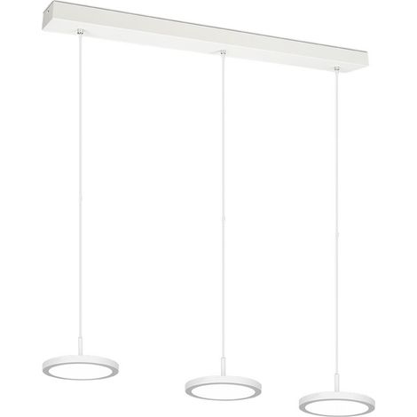 Suspension LED TRAY blanche Trio 3 lumières 340910331 (1/5)
