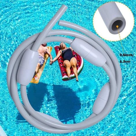 Wasserzulaufschlauch, kompatibel mit Polaris D-45, inklusive 4 Ersatz-Schwimmerköpfen D10 für Schwimmbecken (1/3)