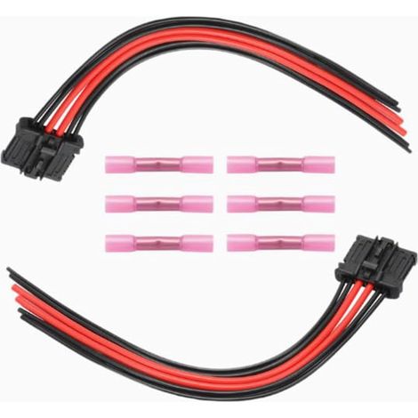 Pcs 6-Pin Connector for Car Rear Light, 20cm Wiring Harness, Compatible with 206, 207, 307, 308, OEM 1606248780 (1/2)