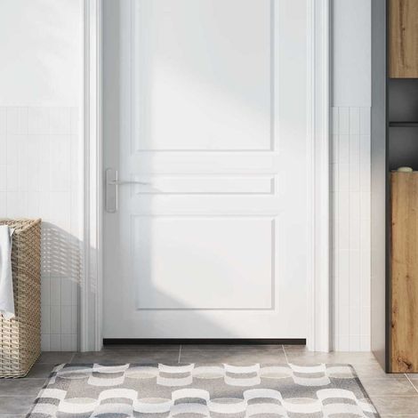 Selbstklebende Türbürstendichtungen 2 pcs Braun 100 cm