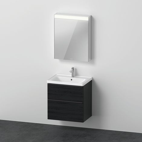 Ensemble de meubles DU D-Neo, mural, 650x480mm, WT, WTU, tiroir 1, SBK 1, SPS TA R, chêne, noir. (1/2)