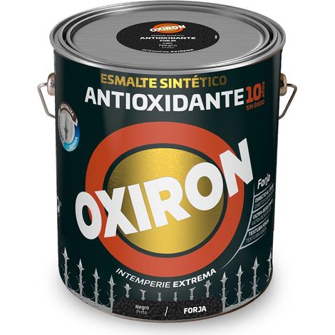 Oxiron Forja Noir Émail Synthétique Métallisé Antioxydant 250ml Titan (1/2)