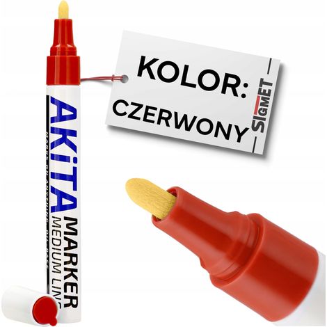 AKiTA roter Lackmarker (1/5)