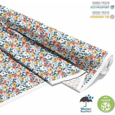 Dekorativer Outdoor-Stoff Oxford - Motiv Blumen I DX5156 (1/5)