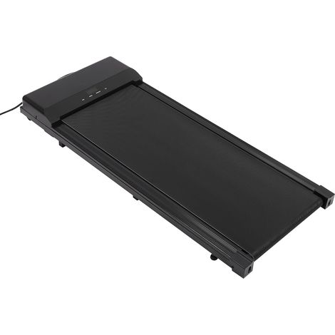 Elektrisches Laufband für den Heimgebrauch, 0,75 PS, Unterbau-Laufband mit LED-Anzeige, Fernbedienung und Schmiermittel, maximale Belastbarkeit 110 kg, schwarz (1/5)
