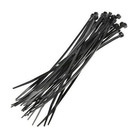 Utilia FASCETTA DI CABLAGGIO 100 PZ. col. Nero mm. 200x3,5 Utilia (1/2)