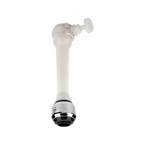 Aireador largo para grifo de cocina, conector de goma universal