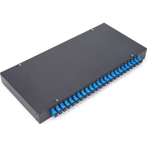 Glasfaser-Anschlusskasten, 24-adriges 24-Port-Glasfaser-Patchpanel, SC-Stecker (1/5)