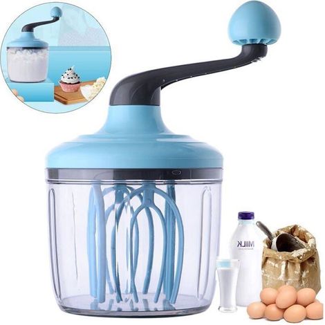 Batteur Oeufs Manuel Manivelle Multifonction Cuisine Bar Label YYV (1/4)