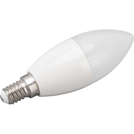 Ampoule LED 5000K C37 E14 5W à contrôle de luminosité, éclairage blanc protecteur pour les yeux, idéale pour la décoration intérieure. (1/5)