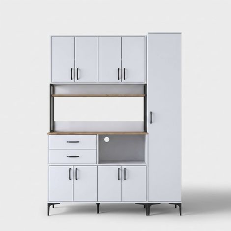 Mehrzweck-Küchenschrank mit Vorratsschrank Layer (1/4)