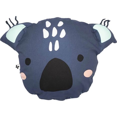 PRANI - Coussin Déhoussable Ø40cm Coton Motif Koala avec Oreilles (1/3)