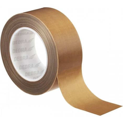 Cinta de teflón DEDRA 1mx50mm - protección térmica sin adhesivo