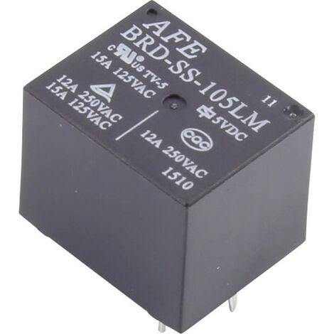 AFE BRD-SS-105LM Relais pour circuits imprimés 5 V/DC 15 A 1 NO (T) 1 pc(s) W539861 (1/3)