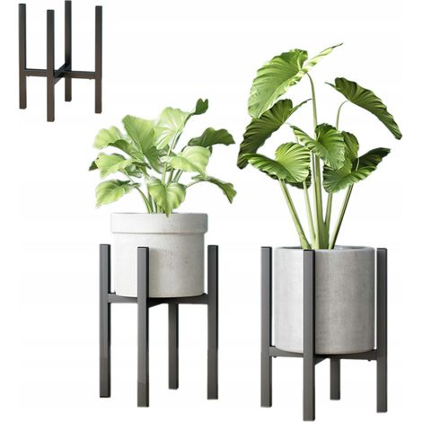 Supporto fiori Strado PILLAR nero 42 cm altezza (1/3)