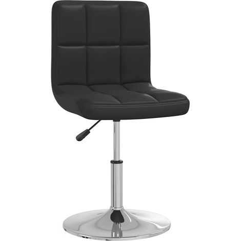 Lot de 6 Chaises de salle à manger - Chaises de cuisine noir similicuir (1/5)