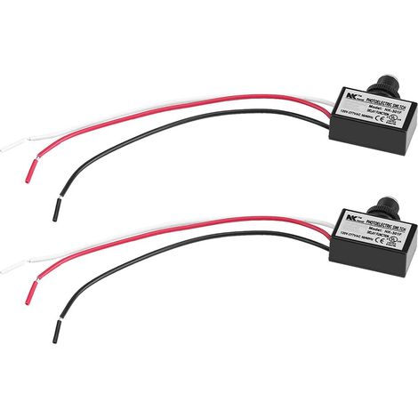 barrières photovoltaïques 120 V-277 V AC avec capteur crépusculaire pour extérieur, pour connecter une lampe ou un système d'éclairage (1/5)