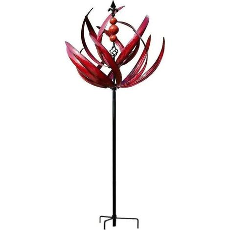 Girouette pour jardin et cour, nouveautés 2025, grandes girouettes d'extérieur en métal, sculptures éoliennes pour l'extérieur (1 pièce) (1/5)