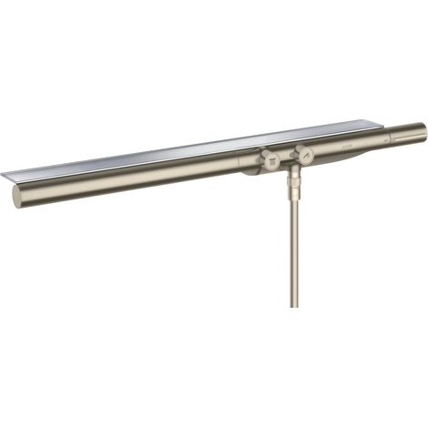 Hansgrohe AXOR ShowerSolutions Thermostat de douche AXOR 800, montage apparent / encastré, 2 consommateurs, Coloris: Nickel brossé - 45440820 (1/2)
