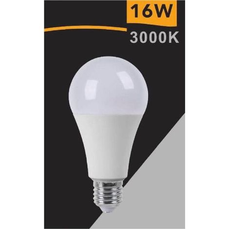 Lampadina Led Globo E27 16w Luce Fredda 6500k Calda 3000k Naturale 4000k A70-16w