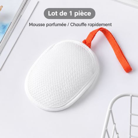 Filet à savon moussant double face nylon blanc 1 pièce blanc 15 × 10 × 1 cm 100 g – Livraison gratuite