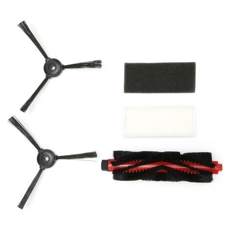 Kit de remplacement de filtre pour brosse principale, brosse latérale et balai, compatible avec les balayeuses Lefant M200/M201/M520M/M571/T700 (1/5)
