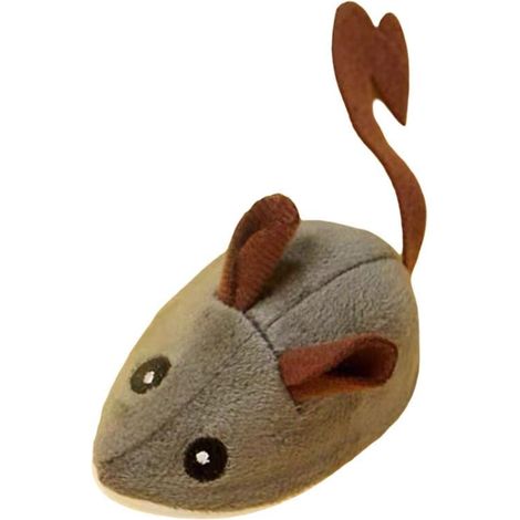 Jouet Interactif Pour Chat Souris Automatique - Mouvement Aléatoire et Rebond Auto - Fonctionne sur Pile CR2450 - Pour Chats Intérieurs - 1 Pièce (1/5)