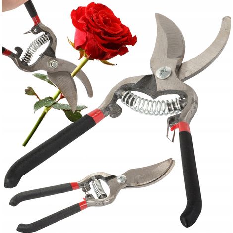 Secateur manuels de jardin pour branches d'arbustes coupe en acier forgé (1/5)