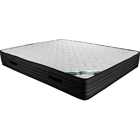 Matelas 160 x 200 cm mousse et coutil bambou ép.25cm - BERENDI de NATUREA
