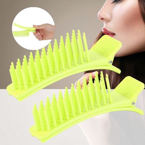 grüne, fluoreszierende Haarspangen für den Salongebrauch, professionelle Haarstyling-Haarspangen, Abteilzubehör (1/5)