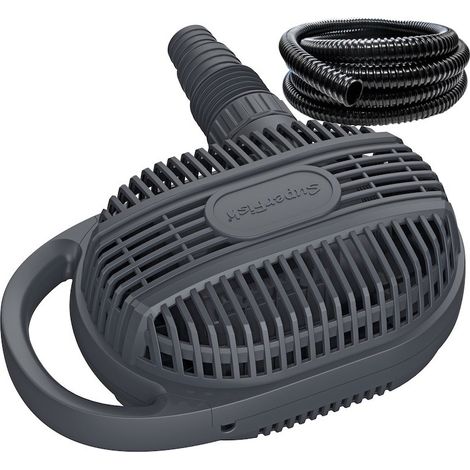 Pompe Bassin 15000 l/h De Qualité, + 10m de tuyau 40mm Pour Bassins De Jardin Jusqu'à 15m3 (1/4)