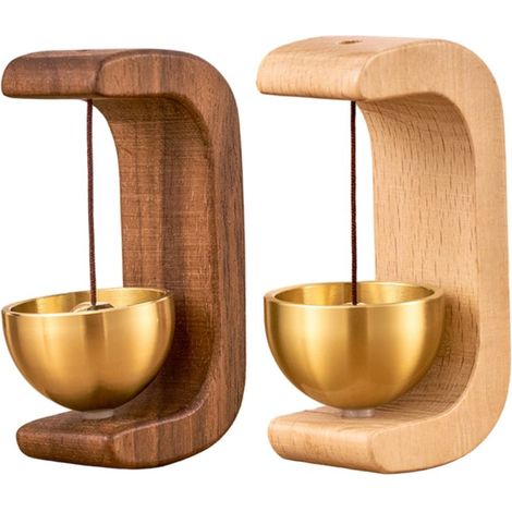 Sonnette de porte en bois, sonnette magnétique, accessoire de décoration intérieure (1/5)