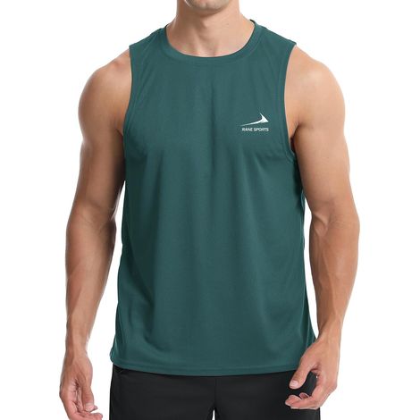 Gilet sans Manches pour Homme Course Gym Séchage Rapide Gilet Respirant T-Shirt de Sport (1/5)
