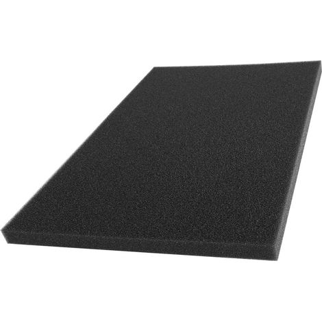 Filtro aria in schiuma 300x210mm – Densità 60 PPI – Schiuma professionale per motociclette e attrezzature da giardino – Ritagliabile (1/3)