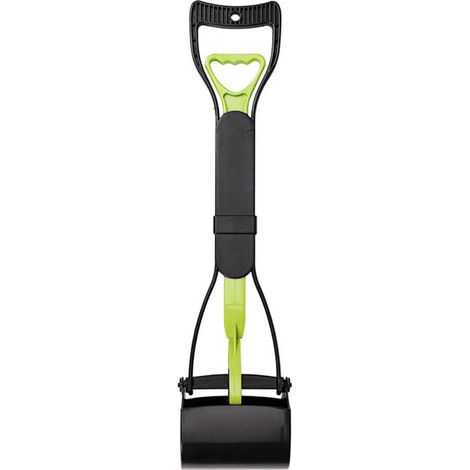 Ramasse-crotte Pelle ramasse crottes Pelles ramasse crottes 60cm à Grande tête - poignée Facile à Presser et ressors Haute Tension pour extérieur/intérieur Pour Chien et Chat Animal-vert (1/4)