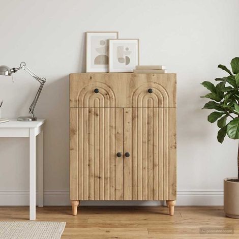 Aparador Roble artisan 66 x 34,5 x 90 cm Madera de Ingeniería (1/4)