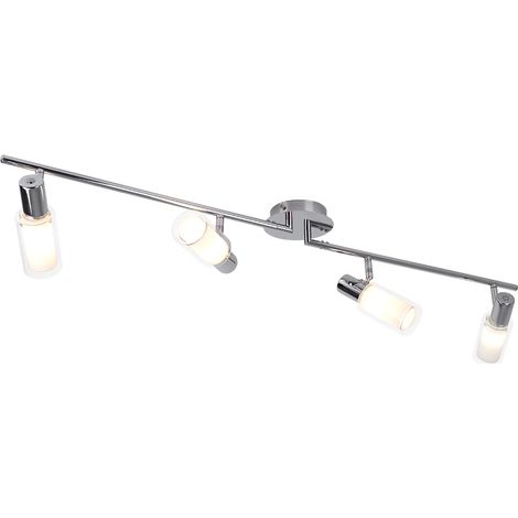 Decken Strahler Spot Lampe Wohnraum Glas Balken Leuchte schwenkbar Eglo 90725