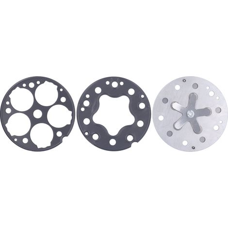 Jeu de 3 plaques de clapet pour compresseur auto SD508 5H14, pièce métallique de rechange, ensemble complet compatible. (1/5)