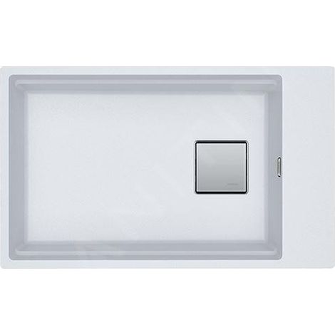 Franke Kubus 2 - Évier en fragranit KNG 110-62, 76x46 cm, blanc artic 125.0512.517 (1/3)
