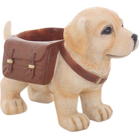 Récipient fantaisiste de pot de chien de résine idéal pour (1/2)