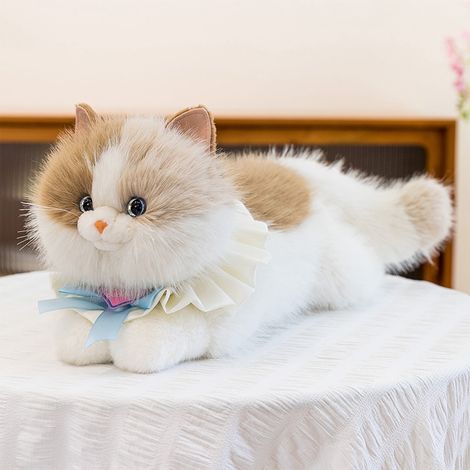 Peluche Chat - 40 cm - Jouet Interactif pour Chats - Cadeau d'Anniversaire Noël Saint-Valentin Pâques - Pour Adultes - Lot de 1 (1/5)