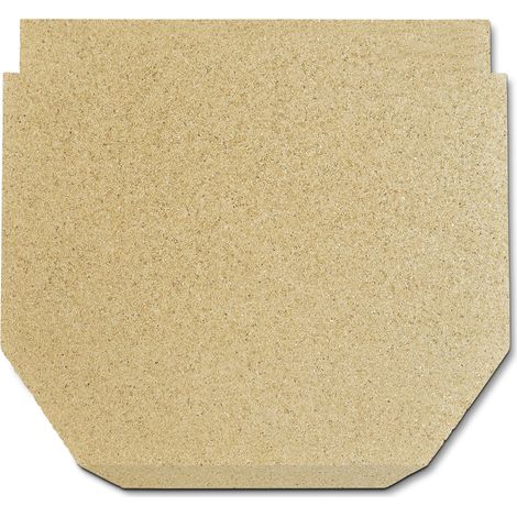 Déflecteur pour poêles à cheminée Kobe de Fireplace - vermiculite - dimensions d'encastrement parfaitement adaptées (1/3)